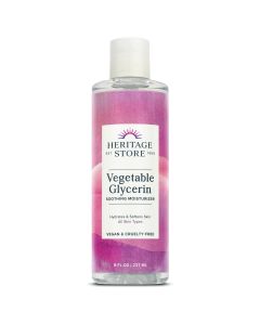 Heritage Store Vegetable Glycerin Soothing Moisturizer 8 Oz Vegan