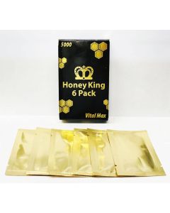 Honey King 5000 Male Enhancement Vita Max Organic 6 Sachet Pack - supplemynts.com