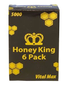 Honey King 5000 Male Enhancement Vita Max Organic 6 Sachet Pack - supplemynts.com