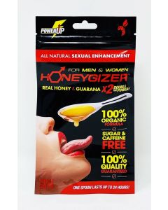 Honeygizer Spoon Real Honey Guarana X2 Power Male Enhancer Sachet - supplemynts.com