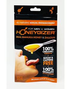 Honeygizer Spoon Real Manuka Honey Zallouh Male Enhancer Sachet - supplemynts.com