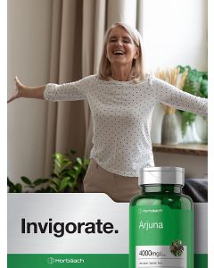 Horbaach Arjuna Extract 4000mg Gluten Free 120 Caps