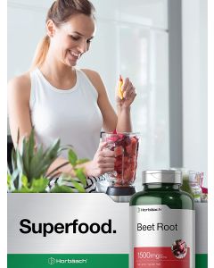 Horbaach Beet Root Powder 250 Capsules 1500mg Non GMO Gluten Free