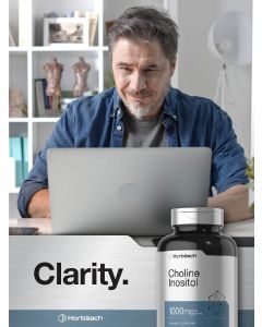 Horbaach Choline Inositol 1000mg Cognitive Health Support 200 Caps