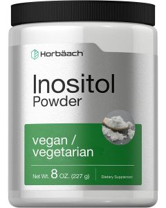 Horbaach Inositol Powder 8 oz Vegan Supplement Vitamin B8 - supplemynts.com