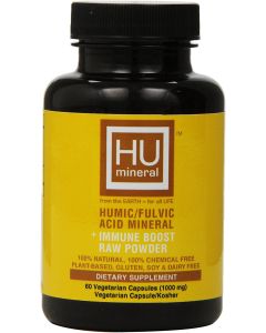 HU Humic Fulvic Acid Minerals Immune Boost Raw Powder 60 Veggie Caps - supplemynts.com