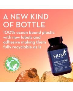 Hum Mighty Night Nighttime Skin Cell Renewal Supplement 60 Softgels
