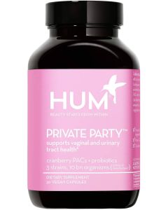 Hum Private Party Vaginal Probiotics Urinary Tract Supplement 30 Caps