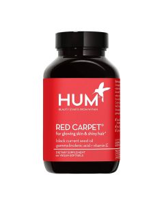Hum Red Carpet Glowing Skin Shiny Hair Support Supplement 60 Softgels - supplemynts.com