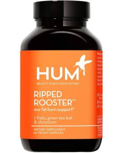 Hum Ripped Rooster Fat Burn Support Supplement 60 Vegan Caps - supplemynts.com