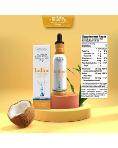 Iodine Drops 120 Doses Immune Health Support Buried Treasure - supplemynts.com