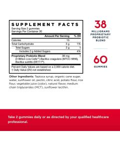 Jarrow Formulas Probiotic Duo Healthy Gut Support 90 Gummies