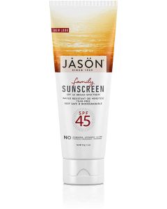 Jason Family Sunscreen SPF 45 Broad Spectrum Water Resistant 4 Oz