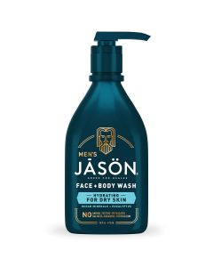 Jason Men Hydrating Dry Skins 2 In 1 Face Body Wash 16 Oz Vegan - supplemynts.com