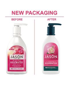 Jason Vegan Invigorating Rosewater Body Wash 30 Oz Cruelty Free
