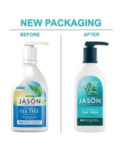 Jason Vegan Purifying Tea Tree Body Wash 30 Oz Biodegradable Formula - supplemynts.com
