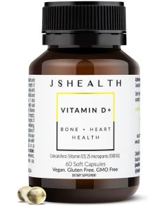 JSHealth Vitamin D Formula Bone Heart Health Support 60 Soft Caps - supplemynts.com