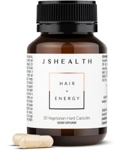 JSHealth Vitamins Hair Energy Vegetarian Gluten Free Capsules - supplemynts.com