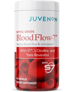Juvenon Nitric Oxide Blood Flow 7 Boost S7 Supplement 90 Caps