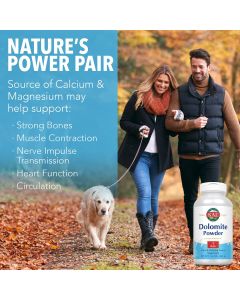 KAL Dolomite Powder 16 Oz Bone Health Support Dietary Supplement