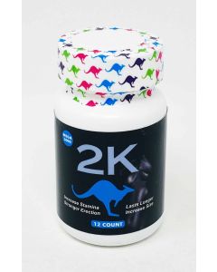 Kangaroo 2k Blue Mega 3000 Male Enhancements 12 Pills Bottle - supplemynts.com