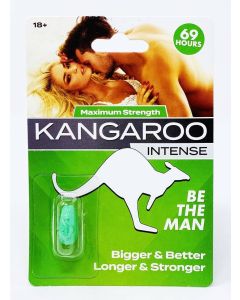 Kangaroo Green Intense 69 Hours Be The Man Pill - supplemynts.com
