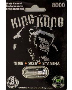 King Kung 8000 Male Sexual Performance Enhancement Pill-silver - supplemynts.com