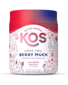 KOS Love You Berry Much Goji Berry Superfood Energy Powder 8.78 Oz