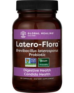 Latero Flora Digestion Support 60 Capsules Global Healing Non GMO