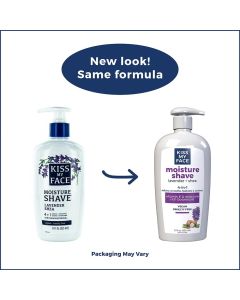 Lavender Shea Moisture Shave Cream 4 In 1 Vegan Kiss My Face 11 Oz