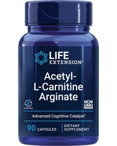 Life Extension Acetyl L Carnitine Arginate 90 Caps Brain Health - supplemynts.com