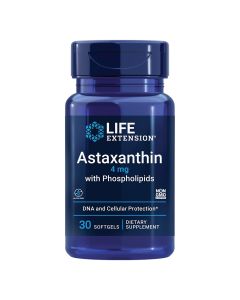 Life Extension Astaxanthin with Phospholipids 4mg 30 Softgels