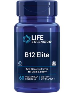 Life Extension B12 Elite 60 Vegetarian Lozenges Brain Health