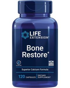 Life Extension Bone Restore 120 Caps Superior Calcium Formula - supplemynts.com