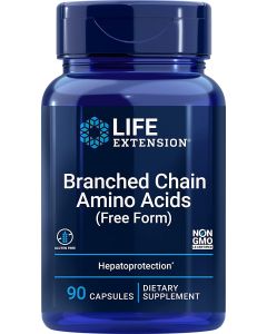 Life Extension Branched Chain Amino Acids Free Form 90 Caps - supplemynts.com