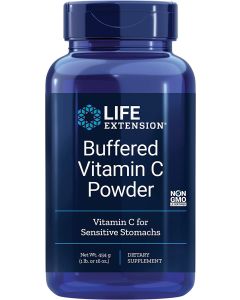 Life Extension Buffered Vitamin C Powder For Sensitive Stomachs - supplemynts.com