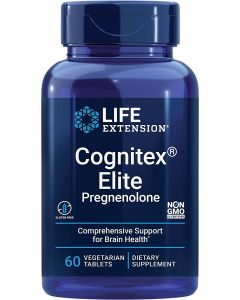 Life Extension Cognitex Elite Pregnenolone 60 Vegetarian Tablets