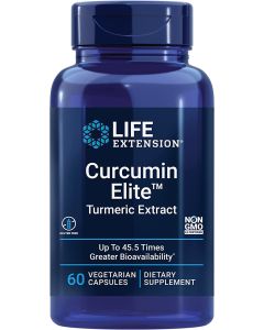 Life Extension Curcumin Elite Turmeric Extract 60 Vegetarian Caps - supplemynts.com