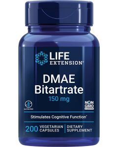 Life Extension DMAE Bitartrate 150mg Brain Health Support 200 Caps - supplemynts.com