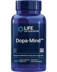 Life Extension Dopa Mind Dopamine Level Support 60 Veggie Tablets