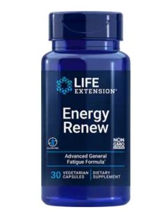 Life Extension Energy Renew 200mg 30 Vegetarian Caps Gluten Free