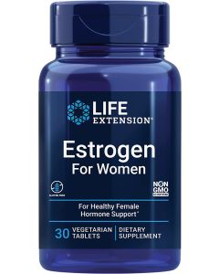 Life Extension Estrogen for Women Hormone Support 30 Veggie Tablets