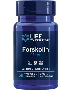 Life Extension Forskolin 10mg 60 Veggie Caps Cellular Energy