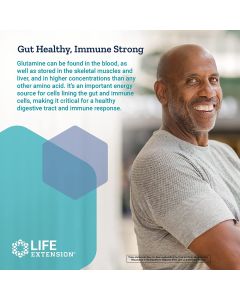 Life Extension L Glutamine 500mg 100 Vegetarian Caps Immune Support - supplemynts.com