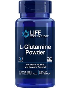 Life Extension L-Glutamine Powder 100G Immune Support - supplemynts.com