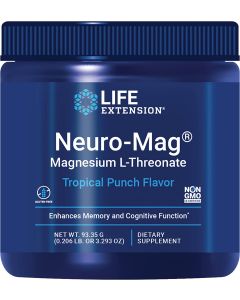 Life Extension Neuro-Mag Magnesium L-Threonate Powder 93.35g Non GMO - supplemynts.com