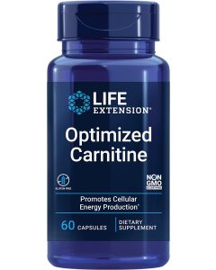 Life Extension Optimized Carnitine 60 Caps Nervous System Health