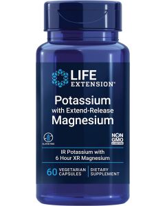 Life Extension Potassium with Extend-Release Magnesium 60 Veggie Caps - supplemynts.com
