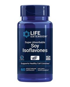 Life Extension Super Absorbable Soy Isoflavones 60 Veggie Caps