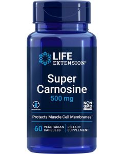 Life Extension Super Carnosine 500mg 60 Vegetarian Caps